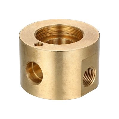 Guter Preis CNC Messing Bronze Kupfer Bearbeitete Teile Leitfähigkeit 0,01 mm Toleranz Online