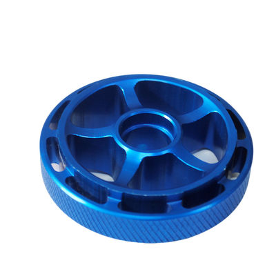 Guter Preis Blaue Anodisierte Aluminiumteile, CNC-Genauigkeitsbearbeitung auf Wunsch Online