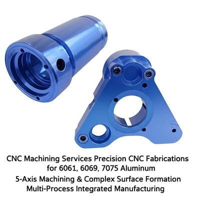 Guter Preis Präzisions-CNC-Fabrikationen mit 5-Achsen-Bearbeitung für 6061, 6069, 7075 Aluminium und Multiprozess-Integrierte Fertigung Online